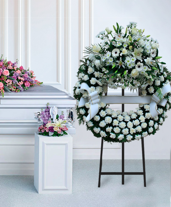 Corona Funeraria Superior Ambientada